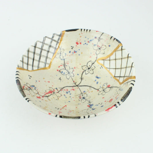 Medium Oribe/Yobitsugi Bowl II