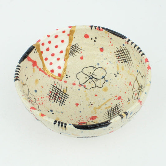 Small Oribe/Yobitsugi Bowl I