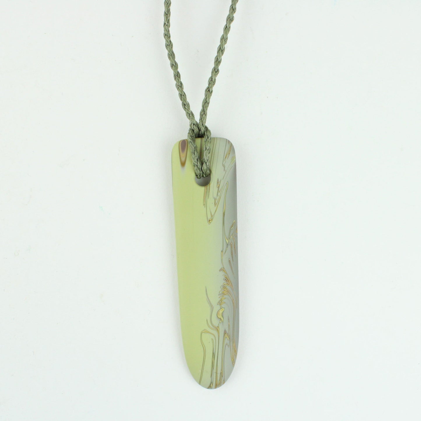 Drop pendant - chalcedony