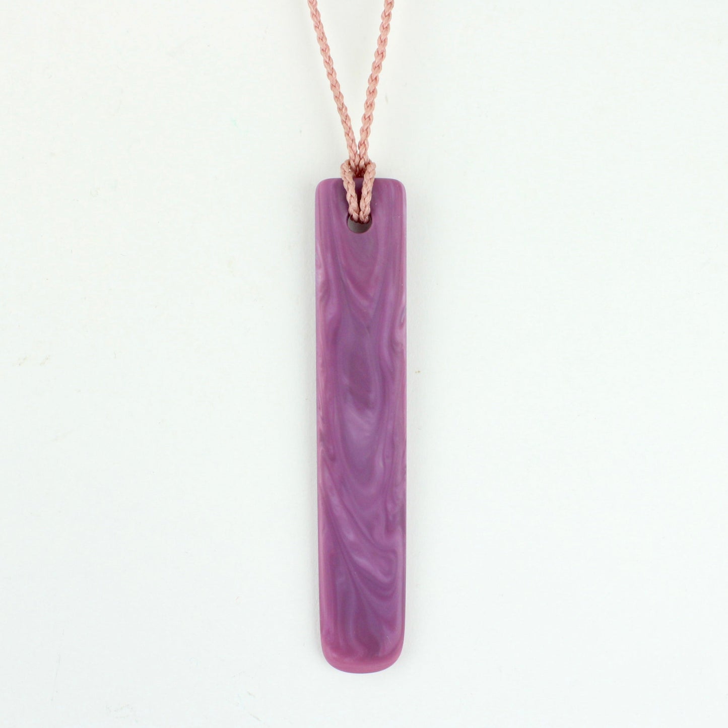 Blade pendant - pink/purple