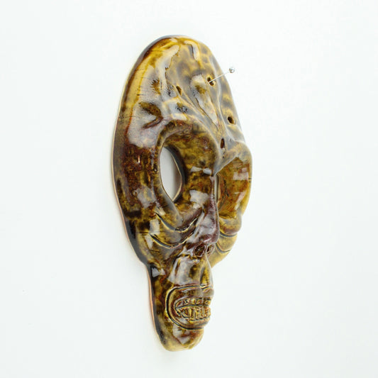 Voodoo Mask with Nicotine Glaze