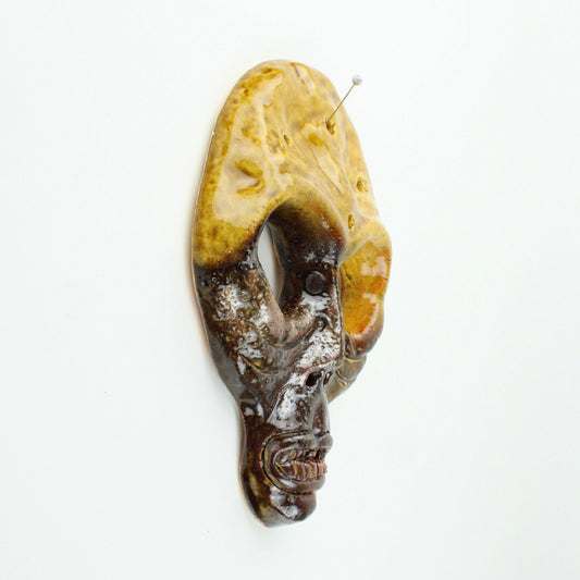 Voodoo Mask with Nicotine Glaze I