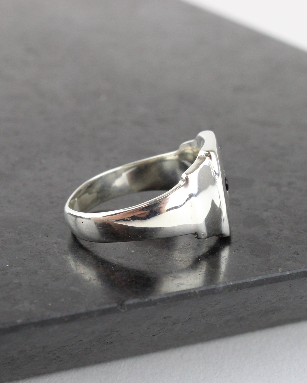 Recycled Silver Star Signet