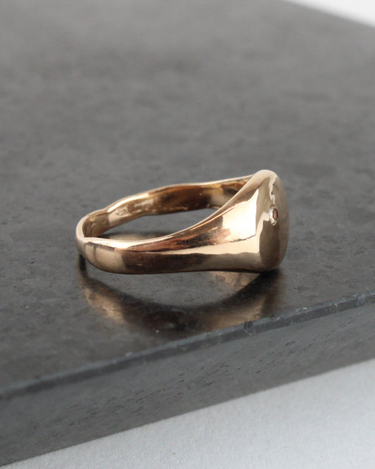 Oval Gold Signet