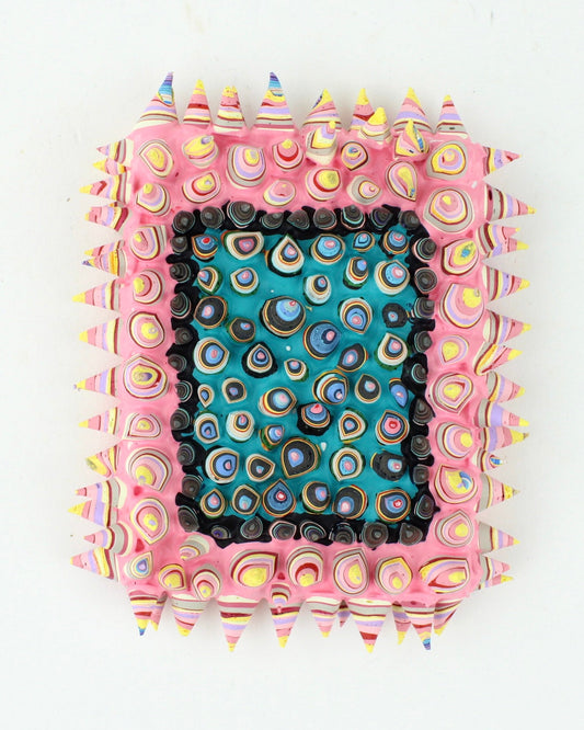 Pointy Monolith - pink and blue
