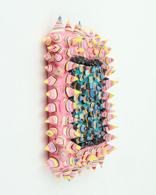 Pointy Monolith - pink and blue