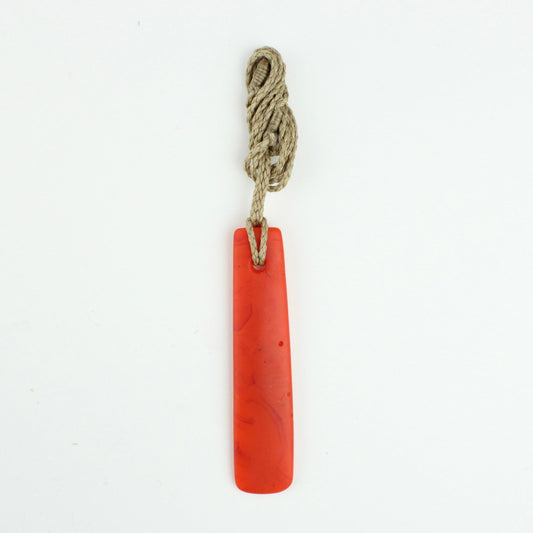 Blade pendant - orange