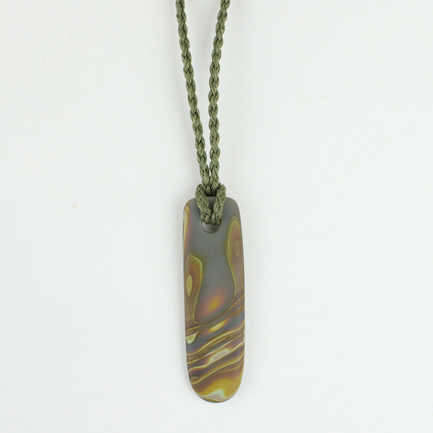 Drop pendant - chalchedony small