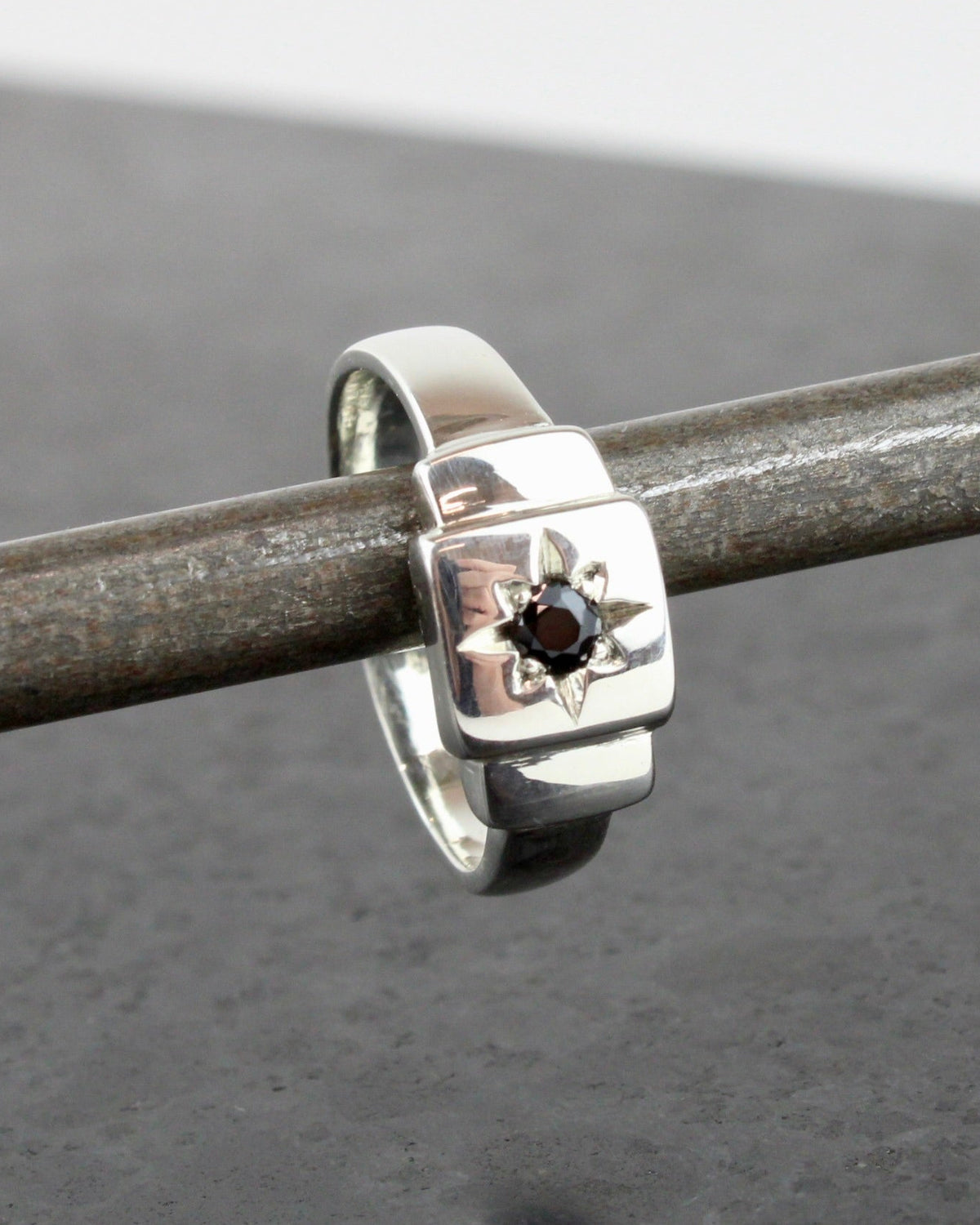 Recycled Silver Star Signet