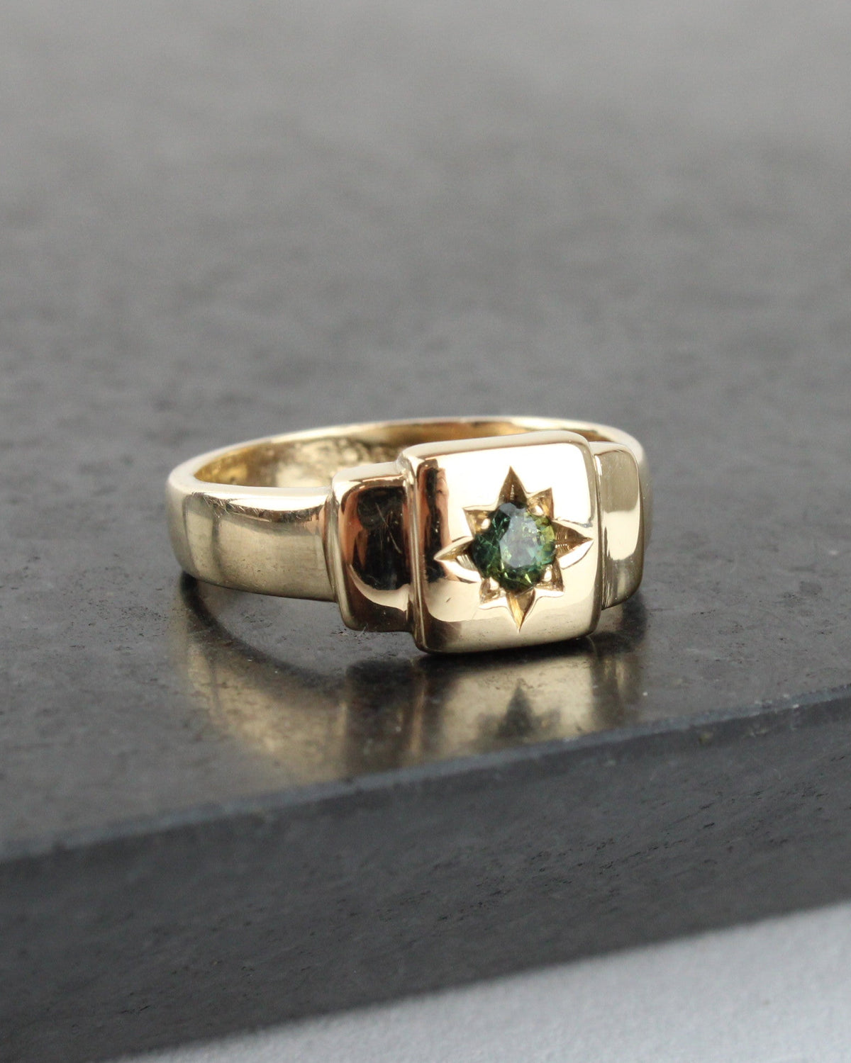 Recycled Gold Star Signet