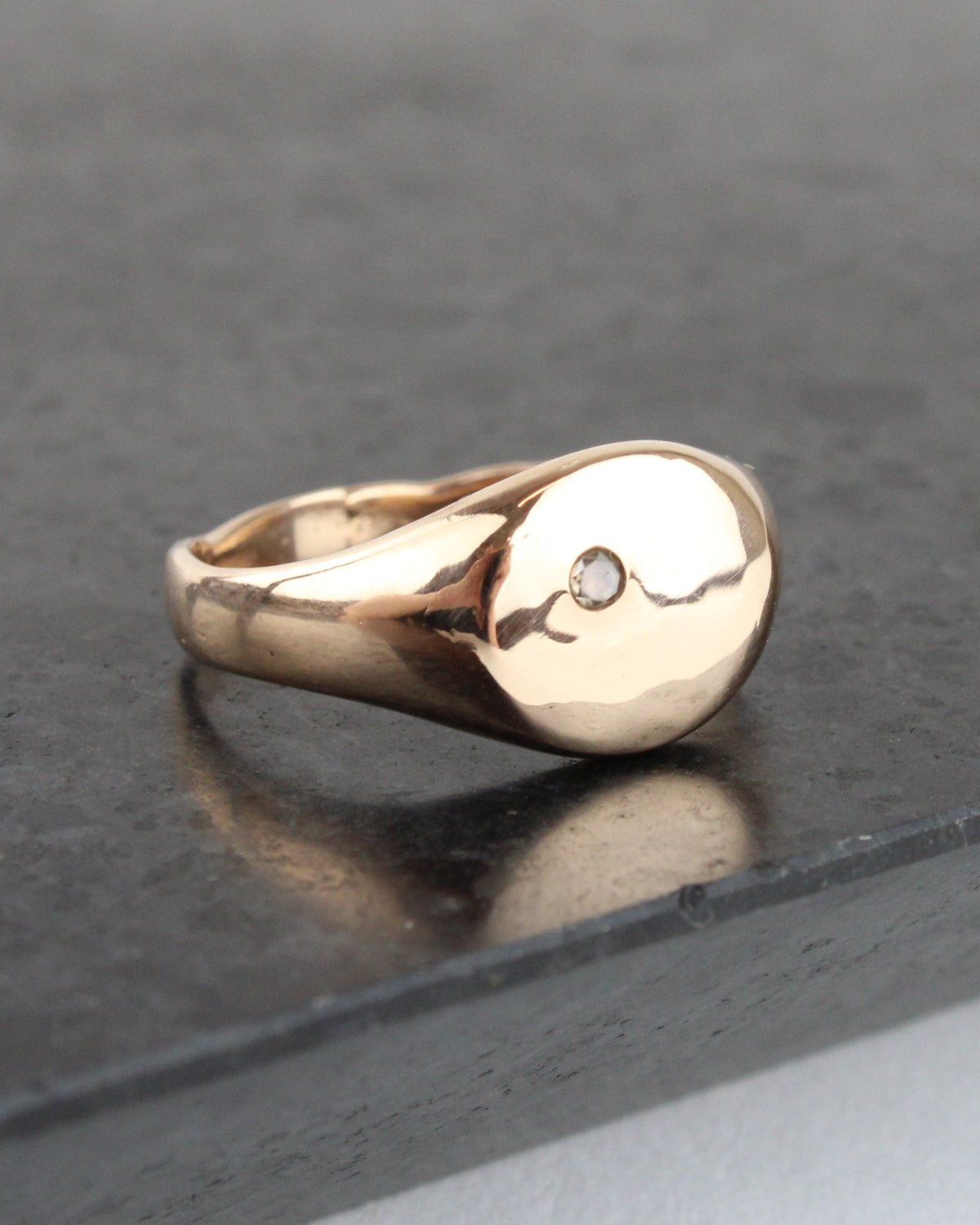 Oval Gold Signet