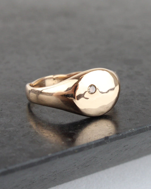 Oval Gold Signet
