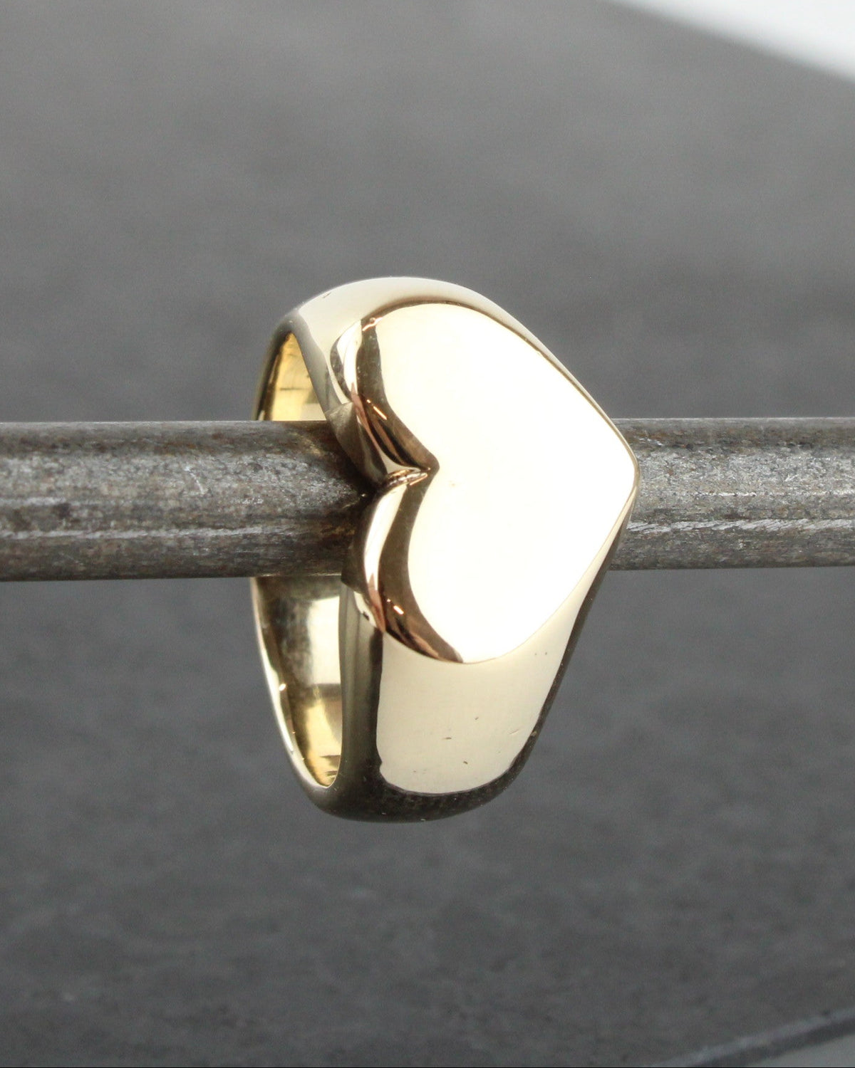 Large Love Signet Gold