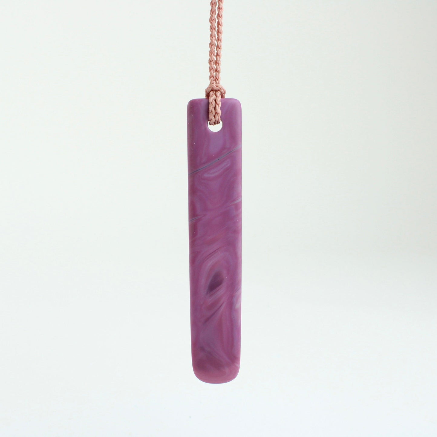 Blade pendant - pink/purple