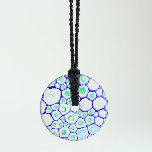 Pi Disc - cobalt blue canes