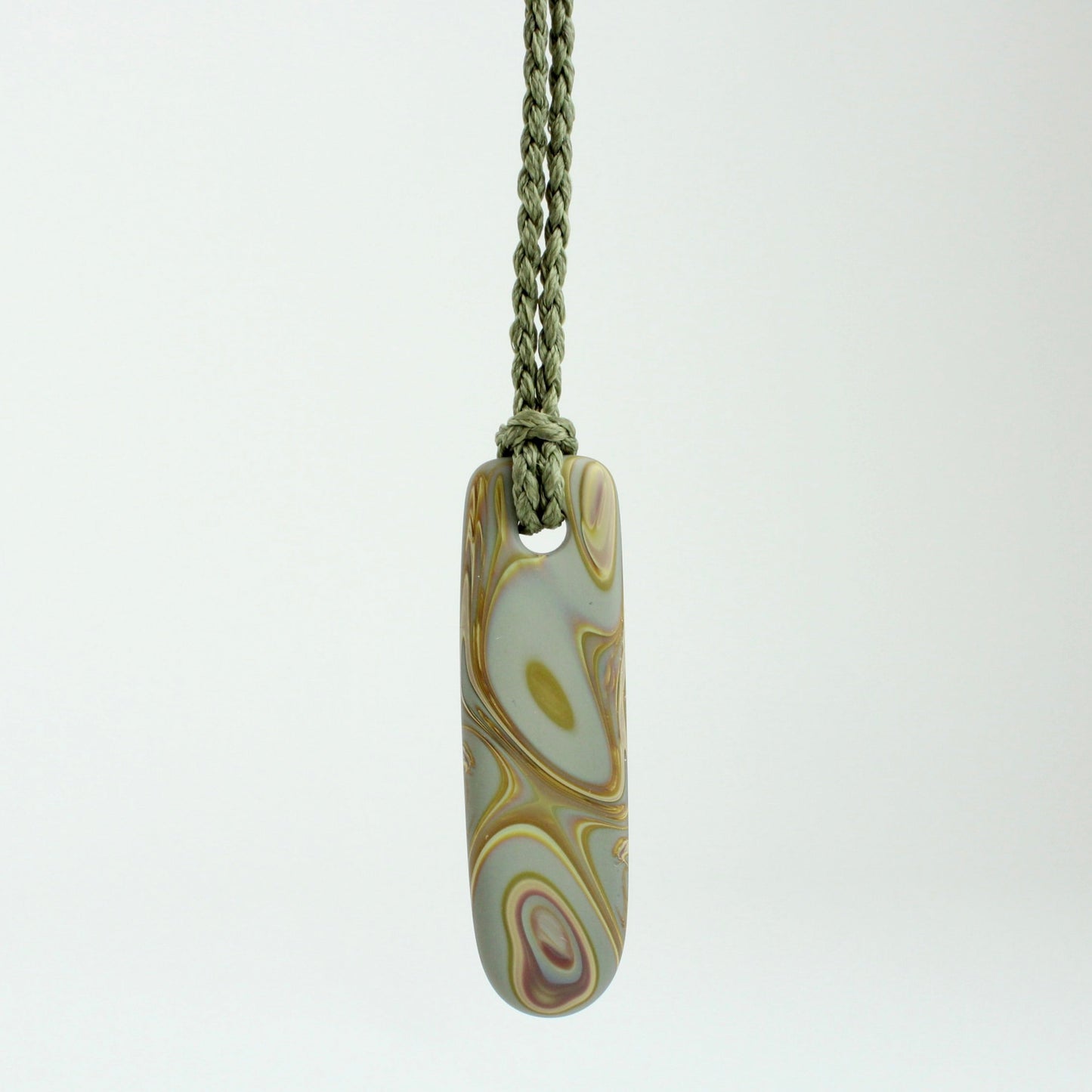 Drop pendant - chalchedony small