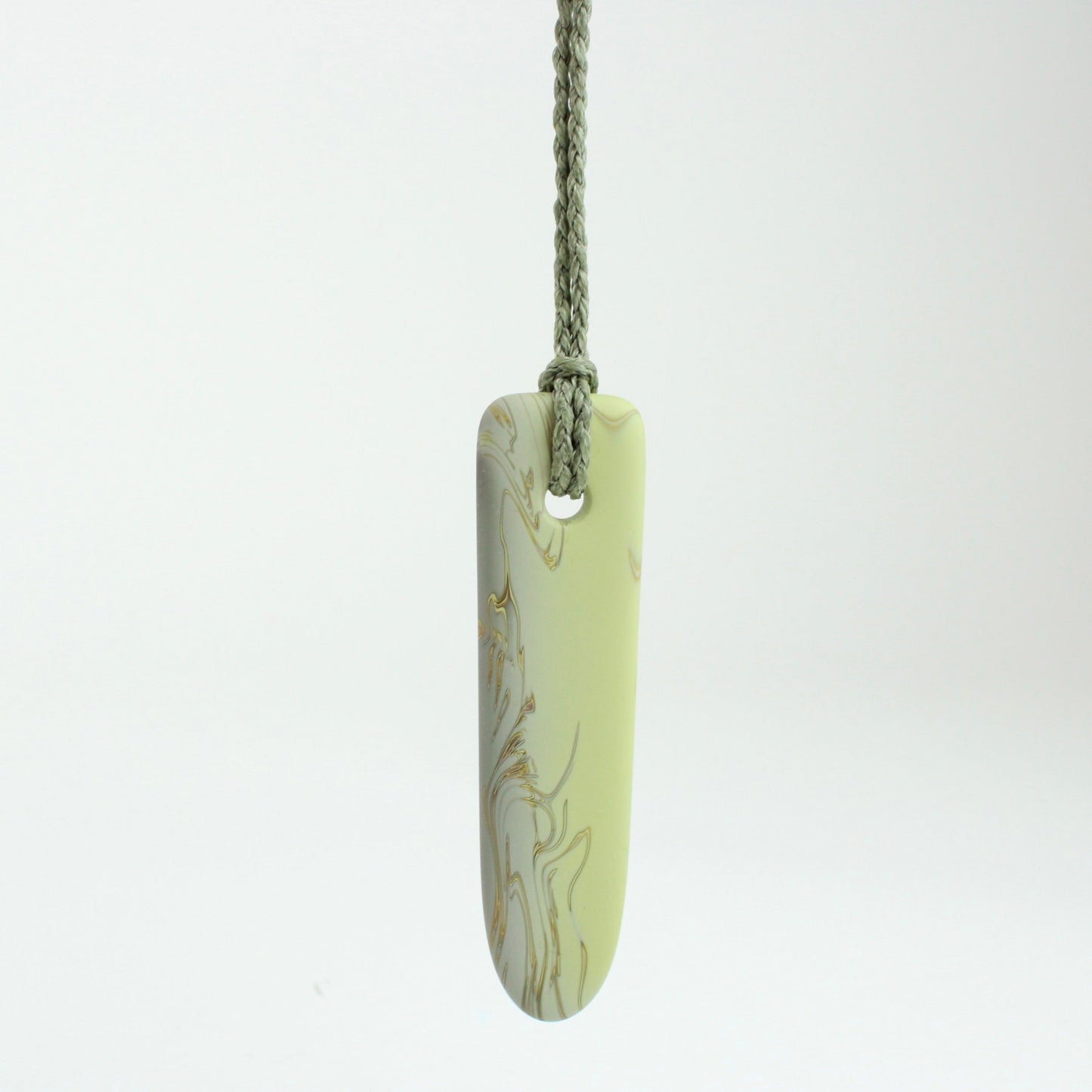 Drop pendant - chalcedony